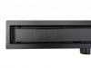 AQUALine - Odpływ liniowy posadzkowy czarny/black 2w1 pod płytkę 50cm L04BK